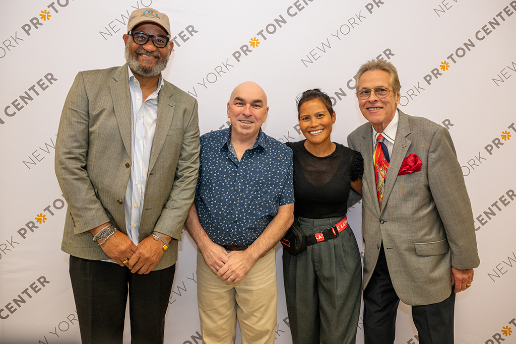 Patients posing for the New York Proton Center 5th Anniversary celebration